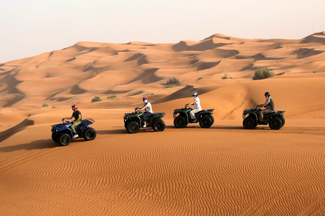 Premium Morning Quad Bike Sandboarding and Camel Ride Discount